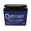 Mighty Max Battery 12V 22AH GEL Battery Replacement for Jump N Carry JNC105 ML22-12GEL464